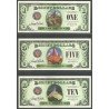 Disney, 1, 5 y 10 Dollars 2014 Serie A030013