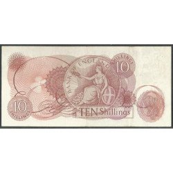 Inglaterra, 10 Shilling ND1962-6 P373b