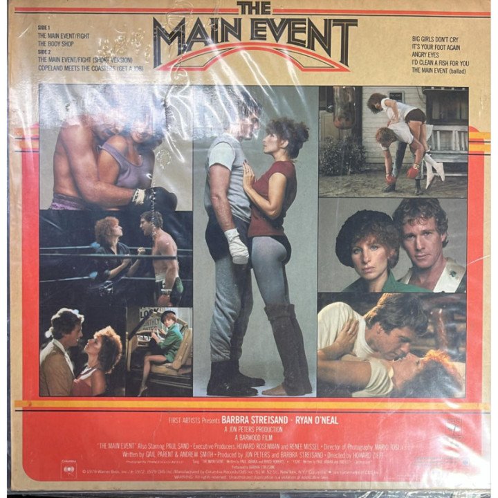 Barbara Streisand - The Main Event reverso