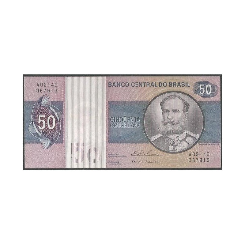 Brasil, 50 Cruzeiros ND1974 Firma 18 P194b
