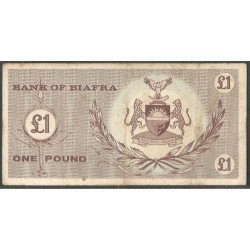 Biafra, 1 Pound ND1967 P2