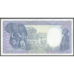 Camerun, 1.000 Francs 1 Ene 1989 P26a