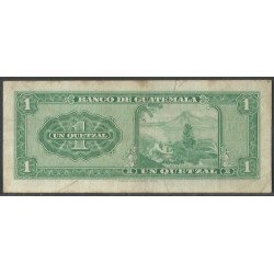 Guatemala, 1 Quetzal 13 Ene 1967 P52d