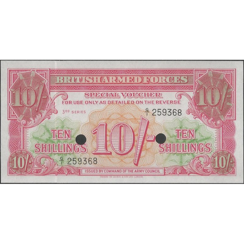 Inglaterra, 10 Shilling ND1956 Serie 3 PM28