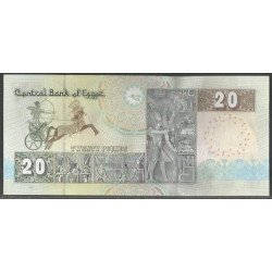 Egipto 20 Pounds 12 Feb 2012 P65h