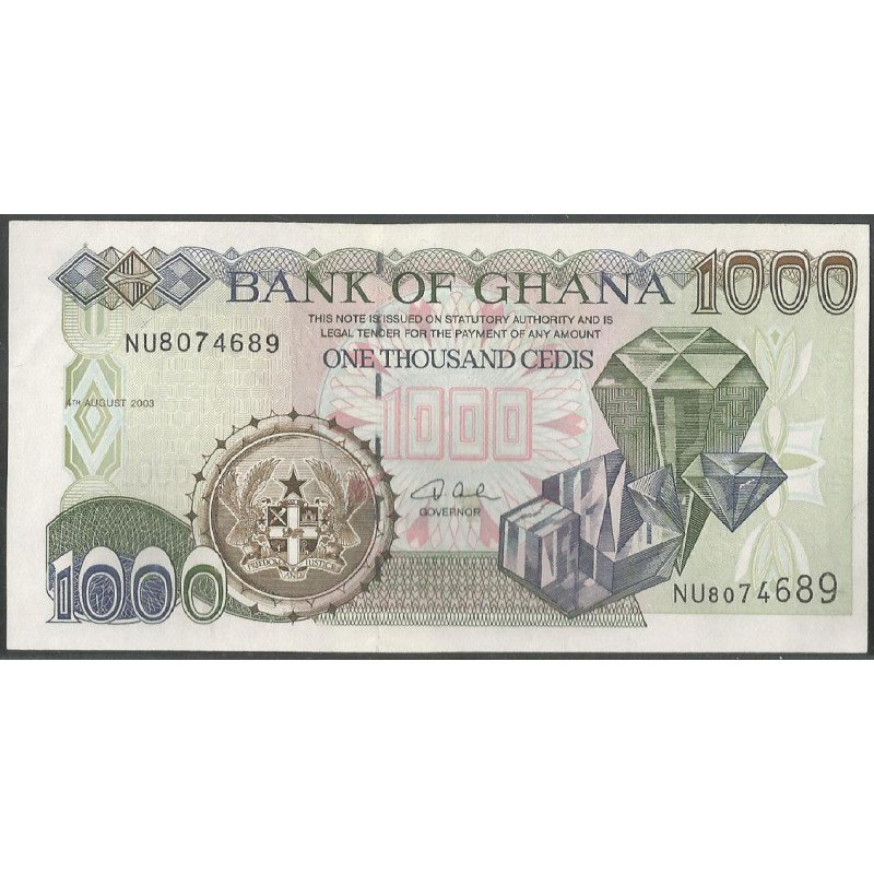 Ghana 1.000 Cedis 4 Ago 2003 P32i