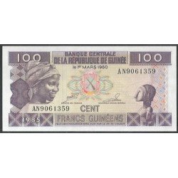 Guinea 100 Francs 1985 P30a