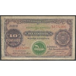 Mozambique, 10 Centavos 5 Nov 1914 P53