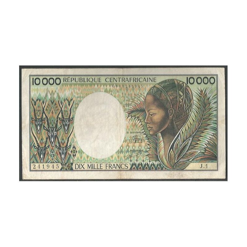 Republica Centroafricana, 10.000 Francs ND1983 P13