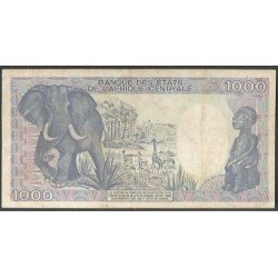 Republica Centroafricana, 1.000 Francs 1 Ene 1987 P16