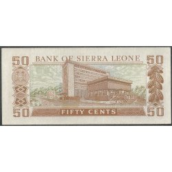 Sierra Leona, 50 Cents ND1974 P4b