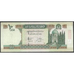 Afganistan 10 Afghani 2002...