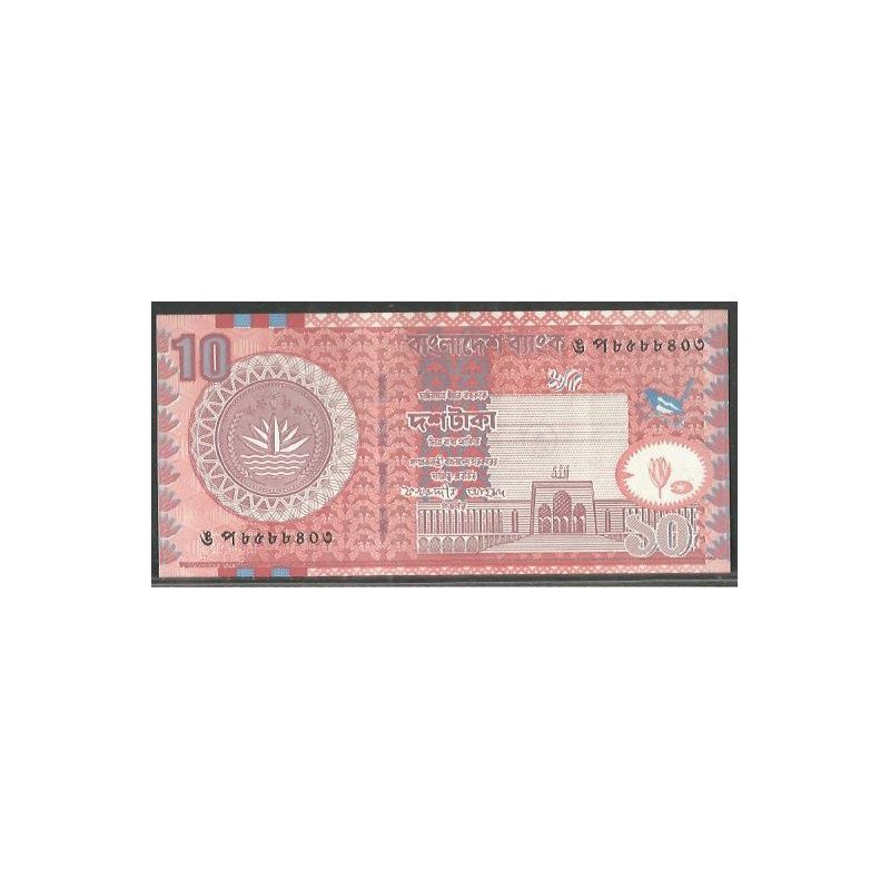 Bangladesh 10 Taka 2002 P39a