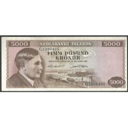Islandia, 5.000 Kronur 29...