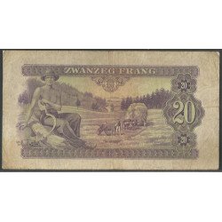 Luxemburgo, 20 Frang 1943 P42a