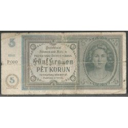 Bohemia & Moravia 5 Korun...