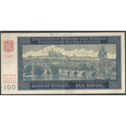 Bohemia & Moravia 100 Korun...