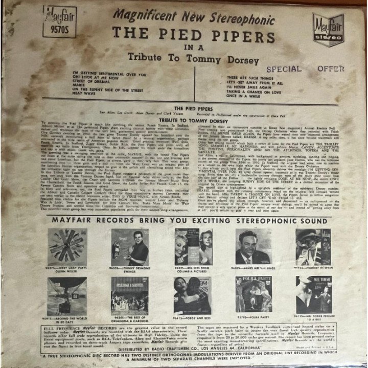 The Pied Piper - In a tribute to Tommy Dorsey reverso