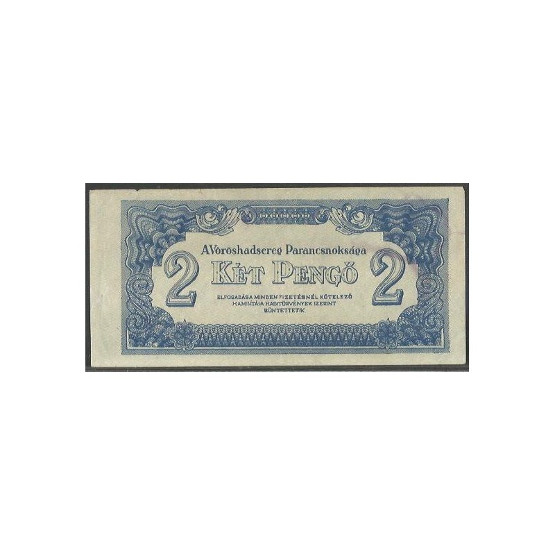 Hungria - Invasion Rusa WWII, 2 Pengo 1944 PM3
