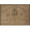 Eeuu - South Carolina, 15 Cents 1863 - Fascimil