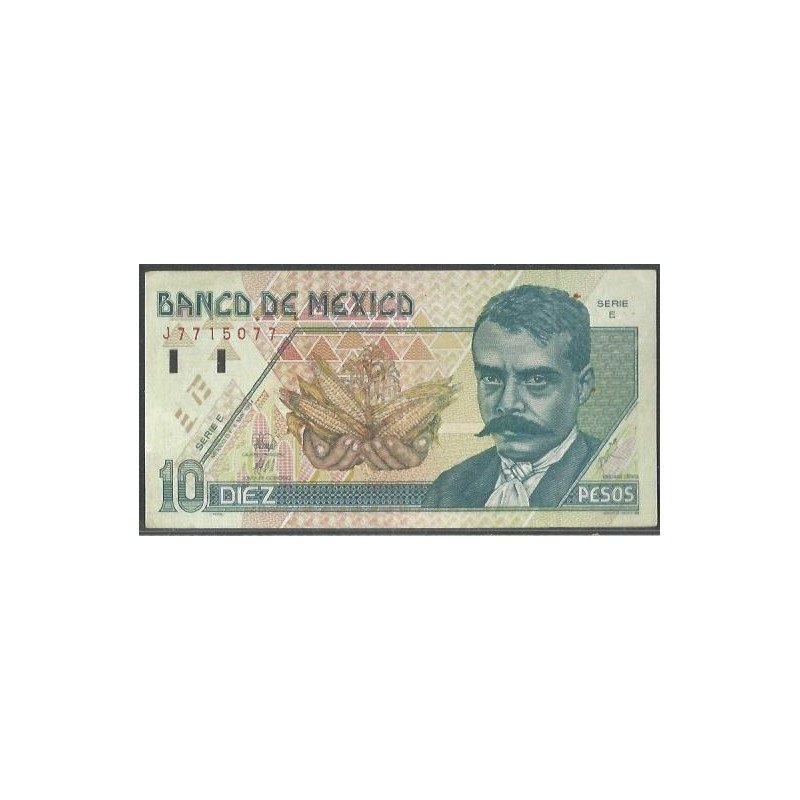Mexico, 10 Pesos 6 May 1994 Serie E P105a