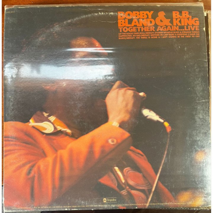 B.B King and Bobby Bland - Together again Live... reverso