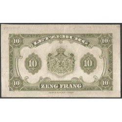 Luxemburgo, 10 Francs ND1944 P44a