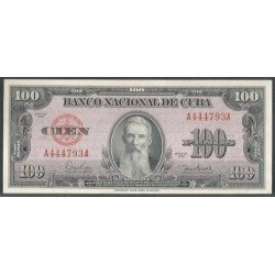 Cuba, 100 Pesos 1950 P82a