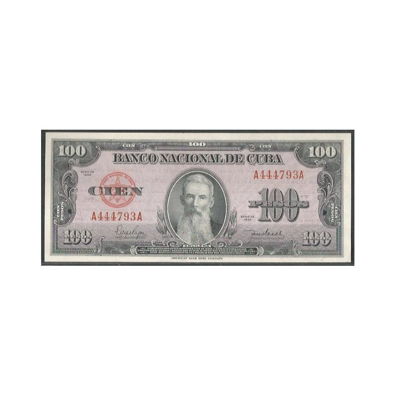 Cuba, 100 Pesos 1950 P82a