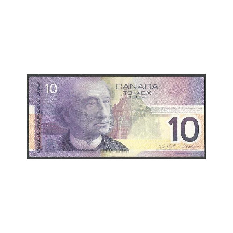 Canada, 10 Dollars 2001 P102b