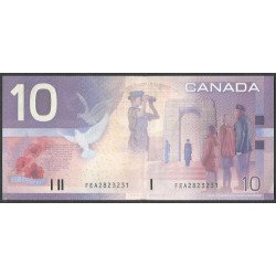 Canada, 10 Dollars 2001 P102b