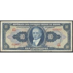 Brasil, 10 Cruzeiros ND1943...