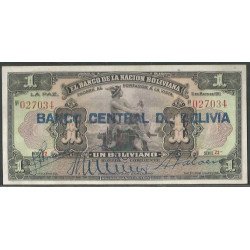 Bolivia, 1 Boliviano ND1929...