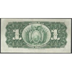 Bolivia, 1 Boliviano ND1929 Serie Z2 P112