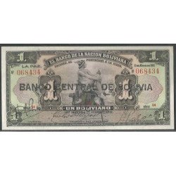 Bolivia, 1 Boliviano ND1929...