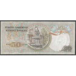 Turkya, 50 Liras L1970 (76) P188