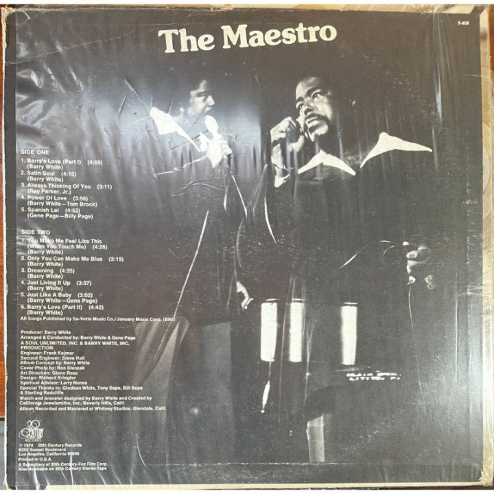 The Unlimited Love Orchestra - White Gold reverso