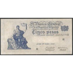 Argentina, 5 Pesos ND1951-9...