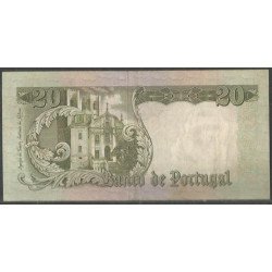 Portugal, 20 Escudos 26 May 1964 P167a3