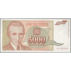 Yugoeslavia, 5.000 Dinara...