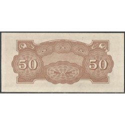 Malaya - Ocupacion Japonesa WWII, 50 Cents ND1942 MP PM4b