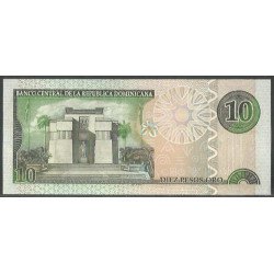 Rep. Dominicana, 10 Pesos 2002 P168b