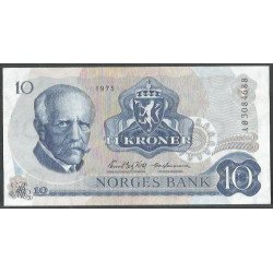 Noruega, 10 Kroner 1975 P36b