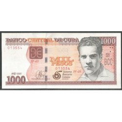 Cuba, 1.000 Pesos 2025 "65°...