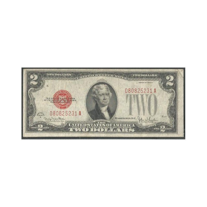 Estados Unidos, 2 Dollars 1928G P378g