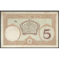 Nueva Caledonia, 5 Francs ND1926 P36b