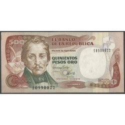 Billete de 500 Pesos 2 Mar...