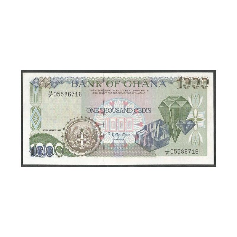 Ghana 1.000 Cedis 6 Ene 1995 P29b