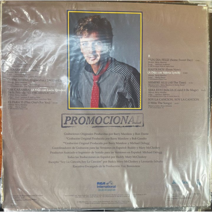 Barry Manilow - Grandes Exitos En Español reverso