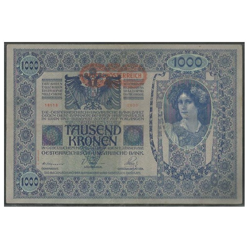Austria, 1.000 Kronen ND1919 P60